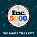 An infographic showing Search Influence's naming to the Inc 5000 list