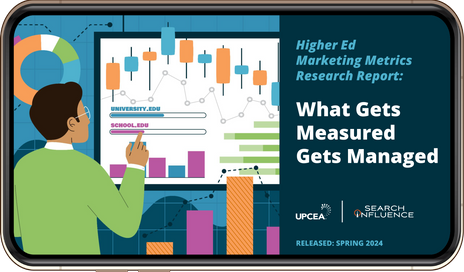 Search Influence's higher education Marketing Research Study graphic